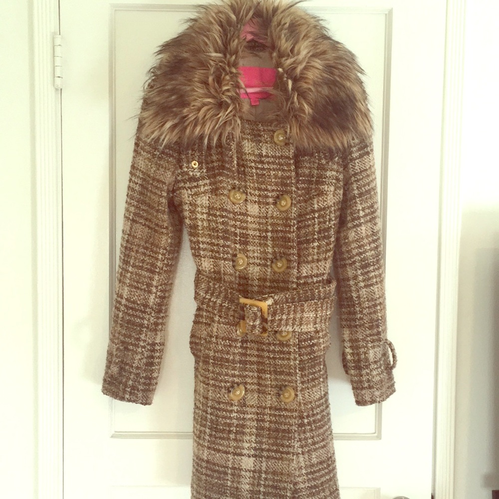 Rare Betsey Johnson Tweed Wool Jacket